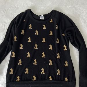 Disney Sweater Gold Mickey Mouse